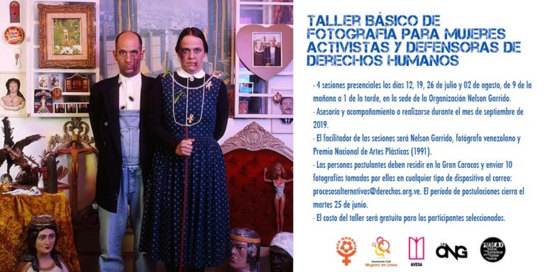 Taller Básico de Fotografía para Mujeres activistas y Defensoras de Derechos Humanos