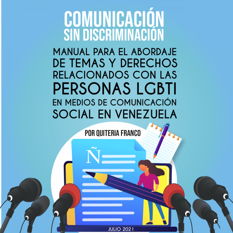 Manual para el abordaje de temas y derechos de LGBTI en medios de comunicación social en Venezuela